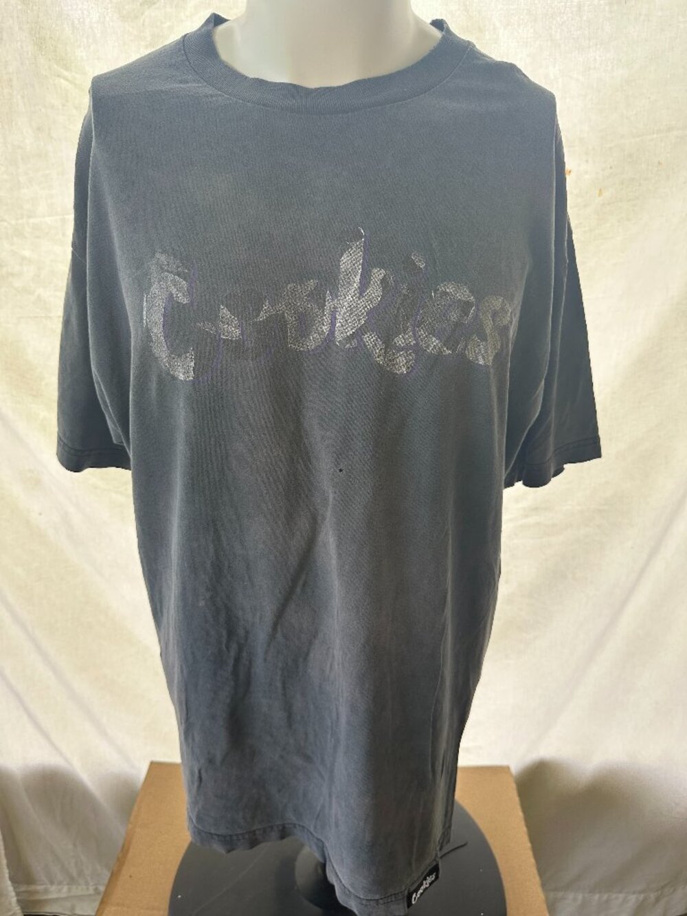 Cookies San Francisco Men's Faded Gray T Shirt Size XL